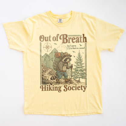 Funny Raccoon Hiking T-shirt