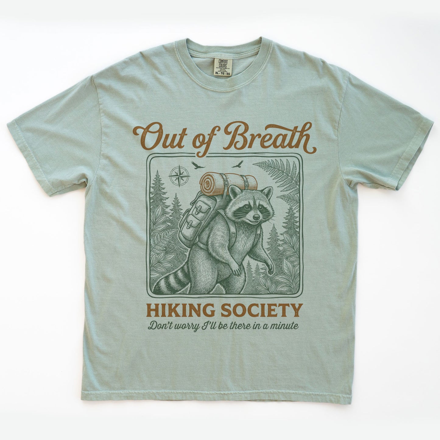 Raccoon Hiking T-shirt