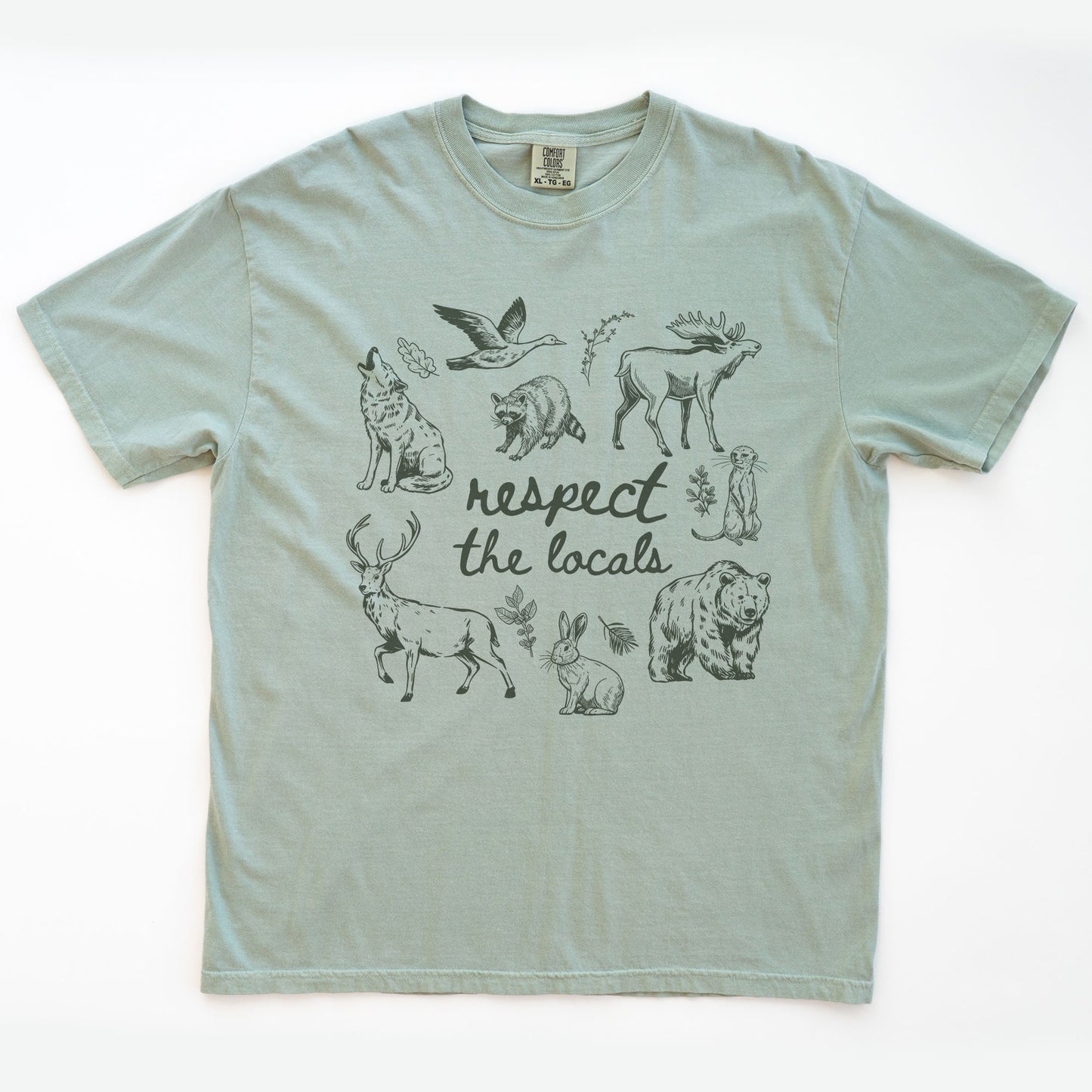 Vintage Respect The Locals T-shirt