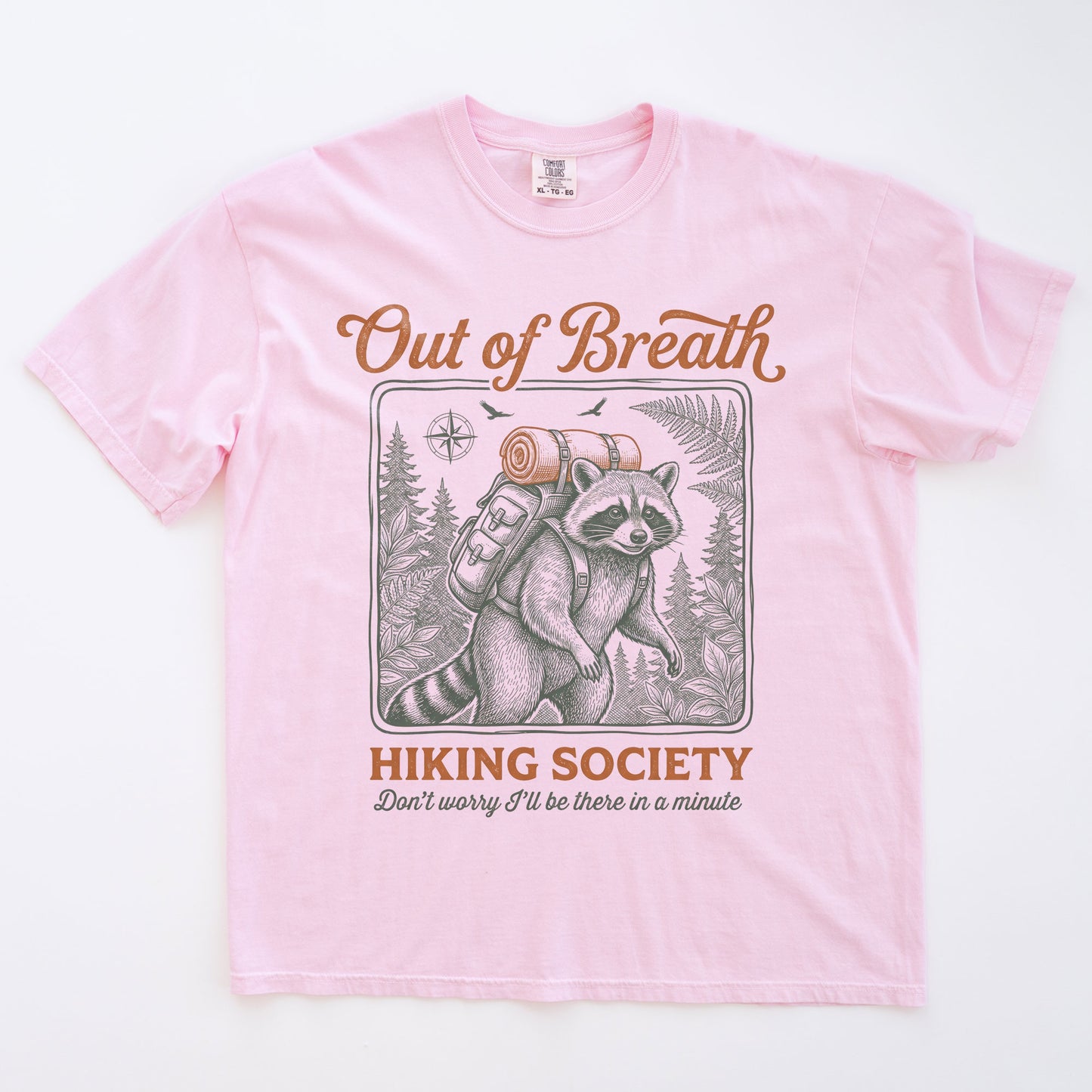Raccoon Hiking T-shirt