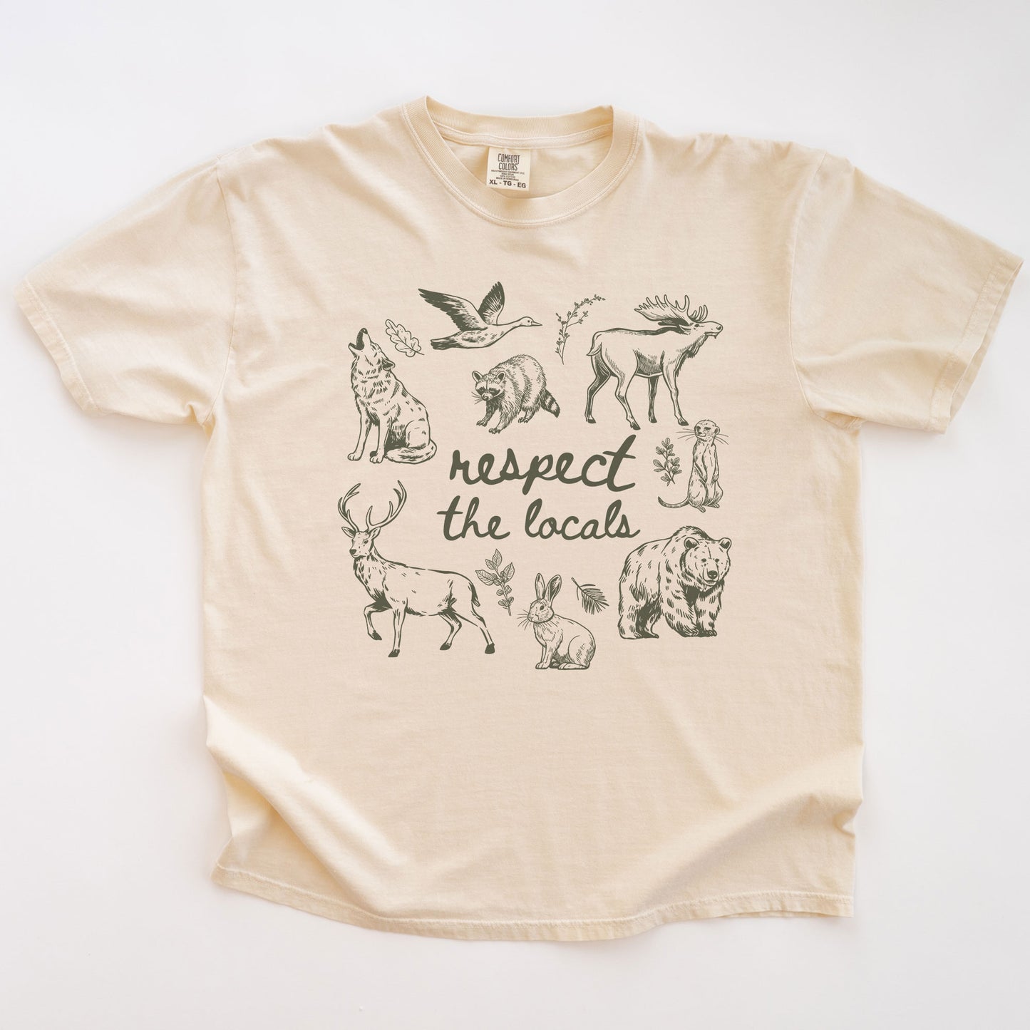 Vintage Respect The Locals T-shirt