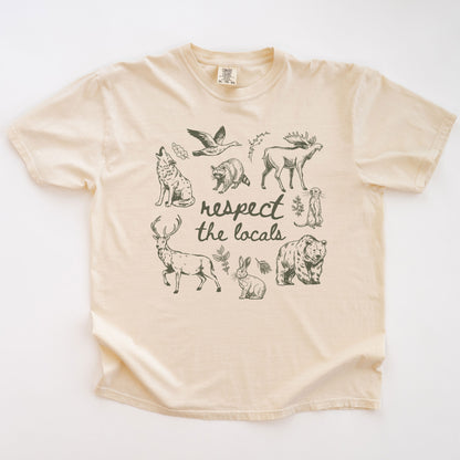 Vintage Respect The Locals T-shirt