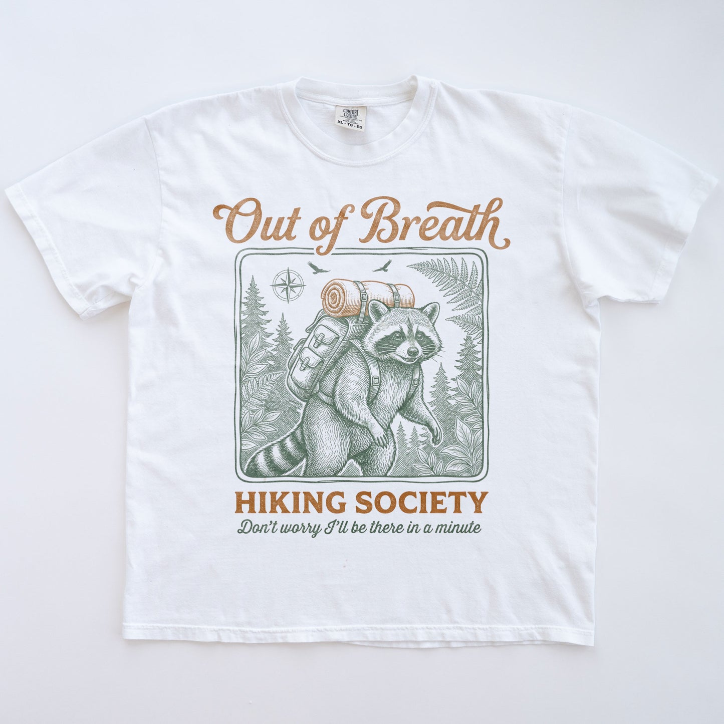 Raccoon Hiking T-shirt