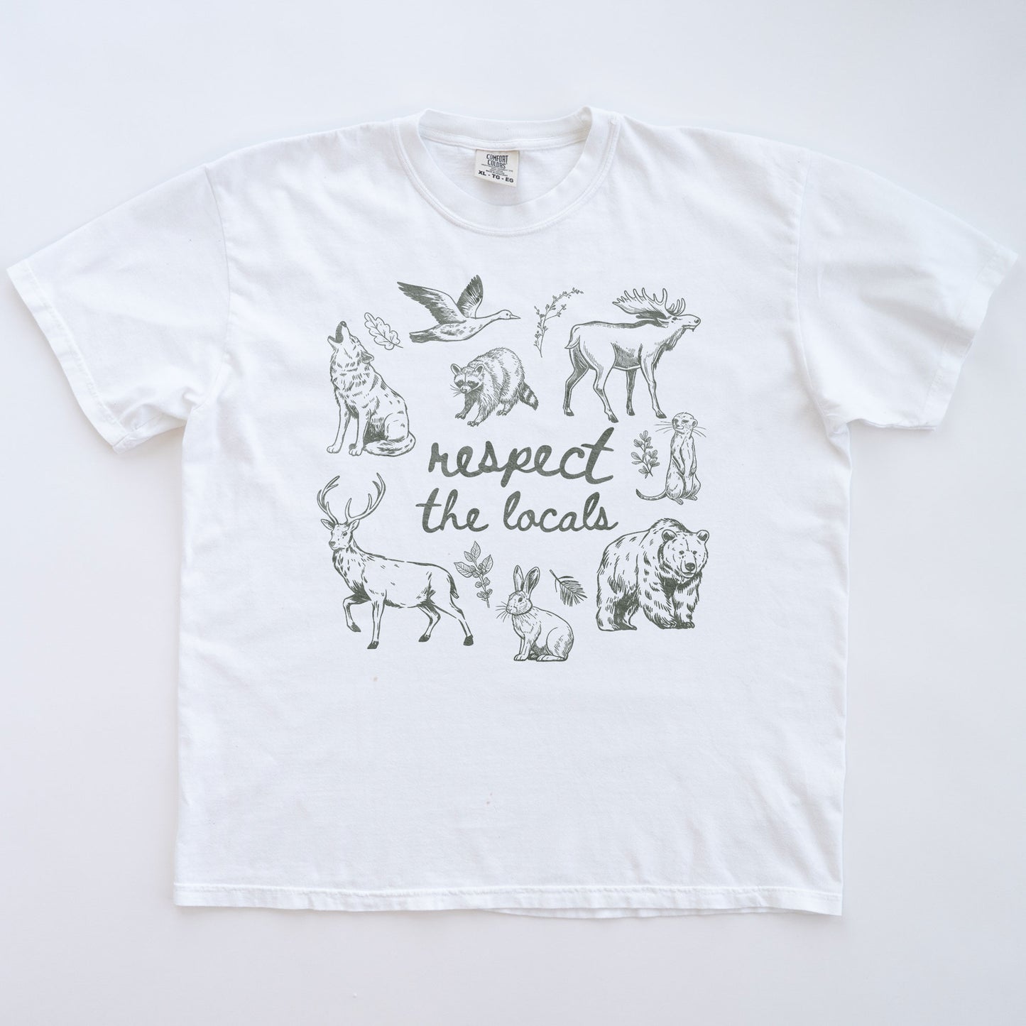 Vintage Respect The Locals T-shirt